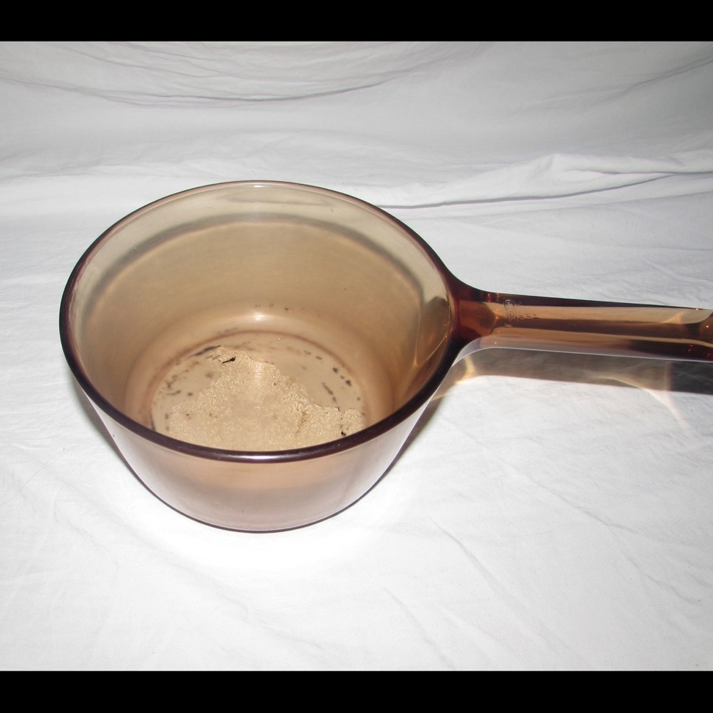 Vintage Vision Amber Glass Saucepan - Picture 6 of 9